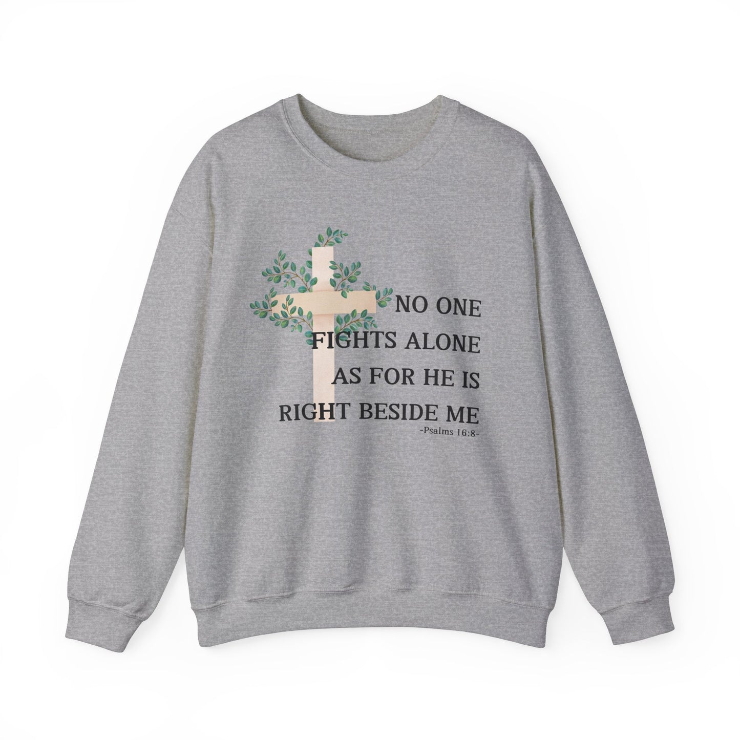 No One Fights Alone Crewneck Sweatshirt