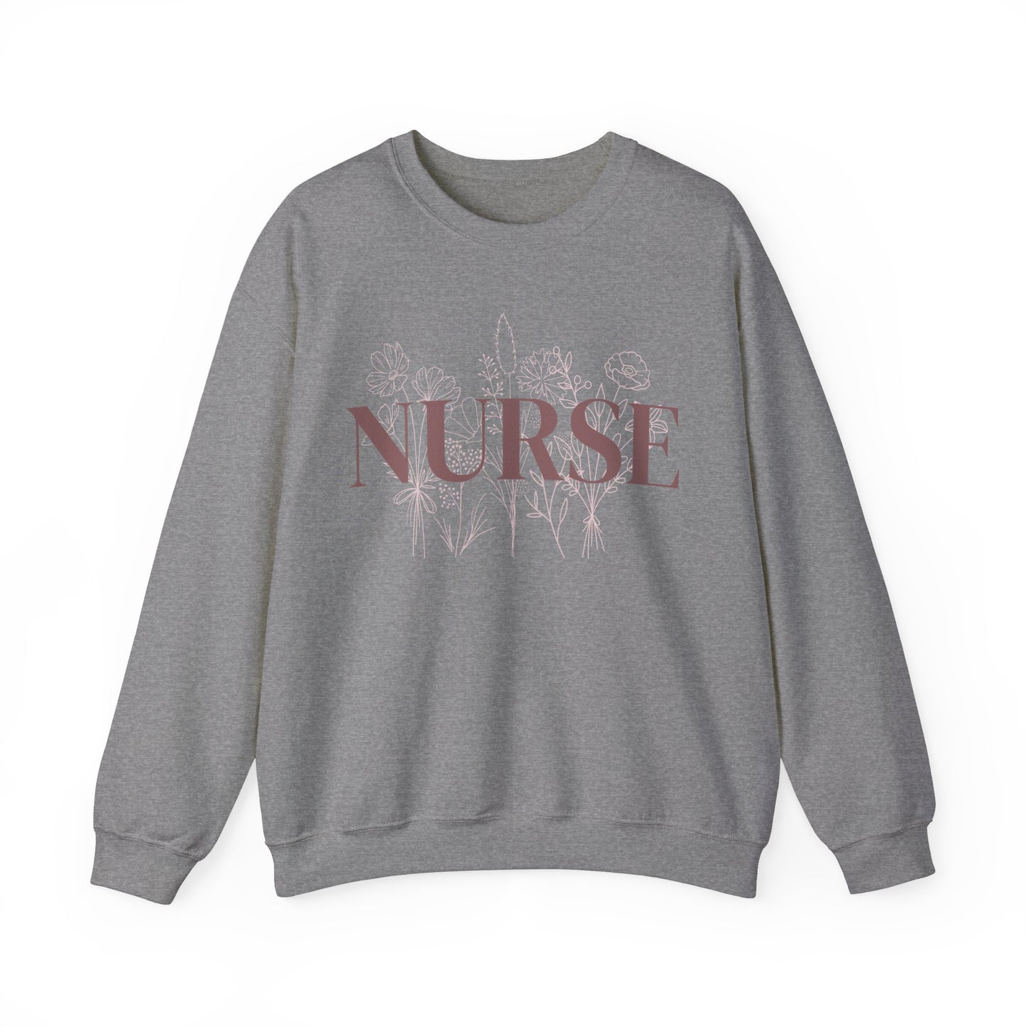 NURSE WILD FLOWER Crewneck Sweatshirt