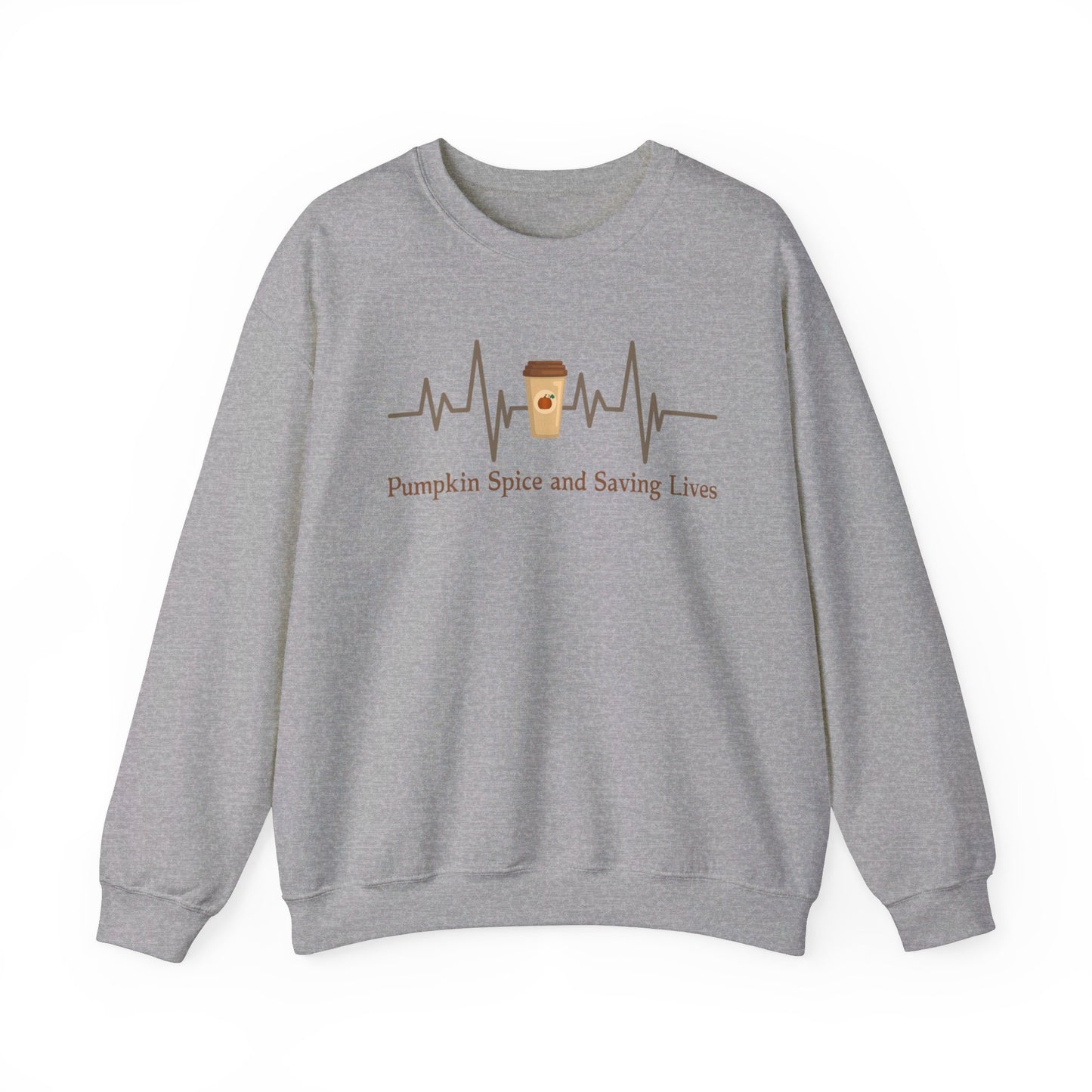 Pumpkin Spice Saving Lives Nurse Sweatshirt