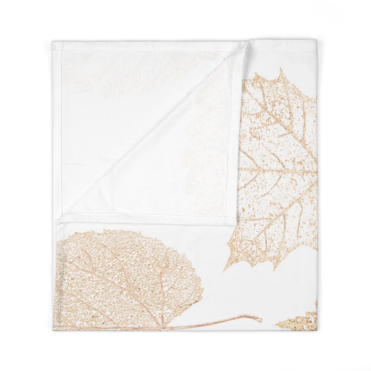 Gold Leaves Baby Swaddle Blanket