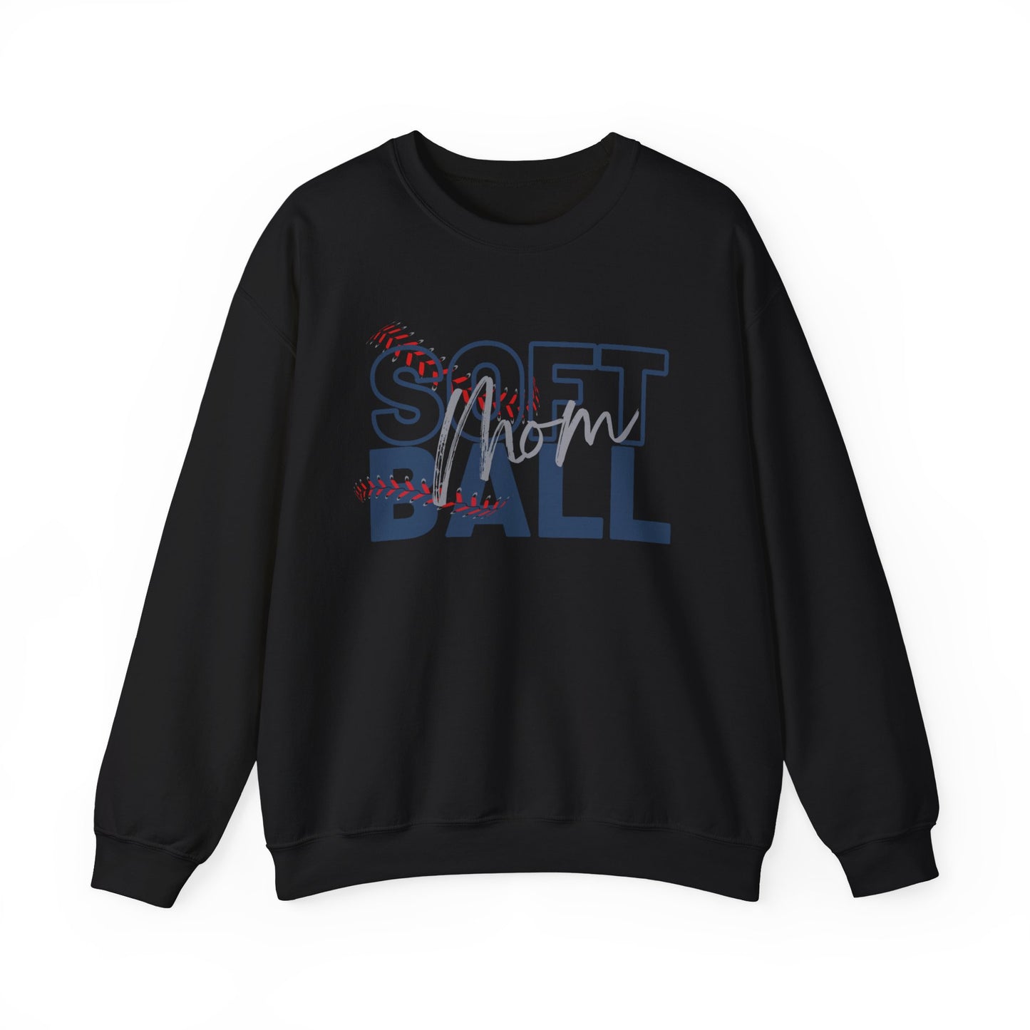 Softball MOM Crewneck Sweatshirt