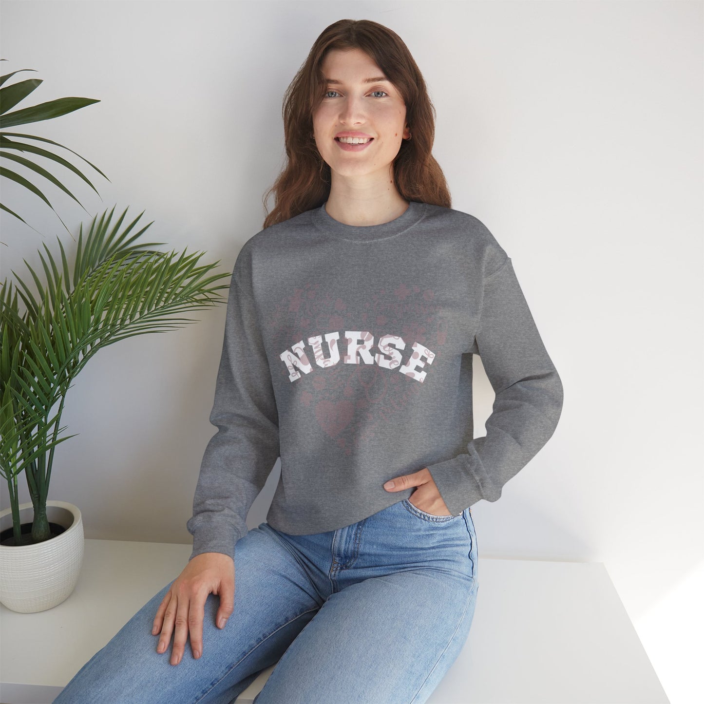 NURSE HEART Crewneck Sweatshirt