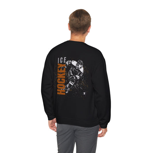 Ice Hockey Adult Crewneck Sweatshirt