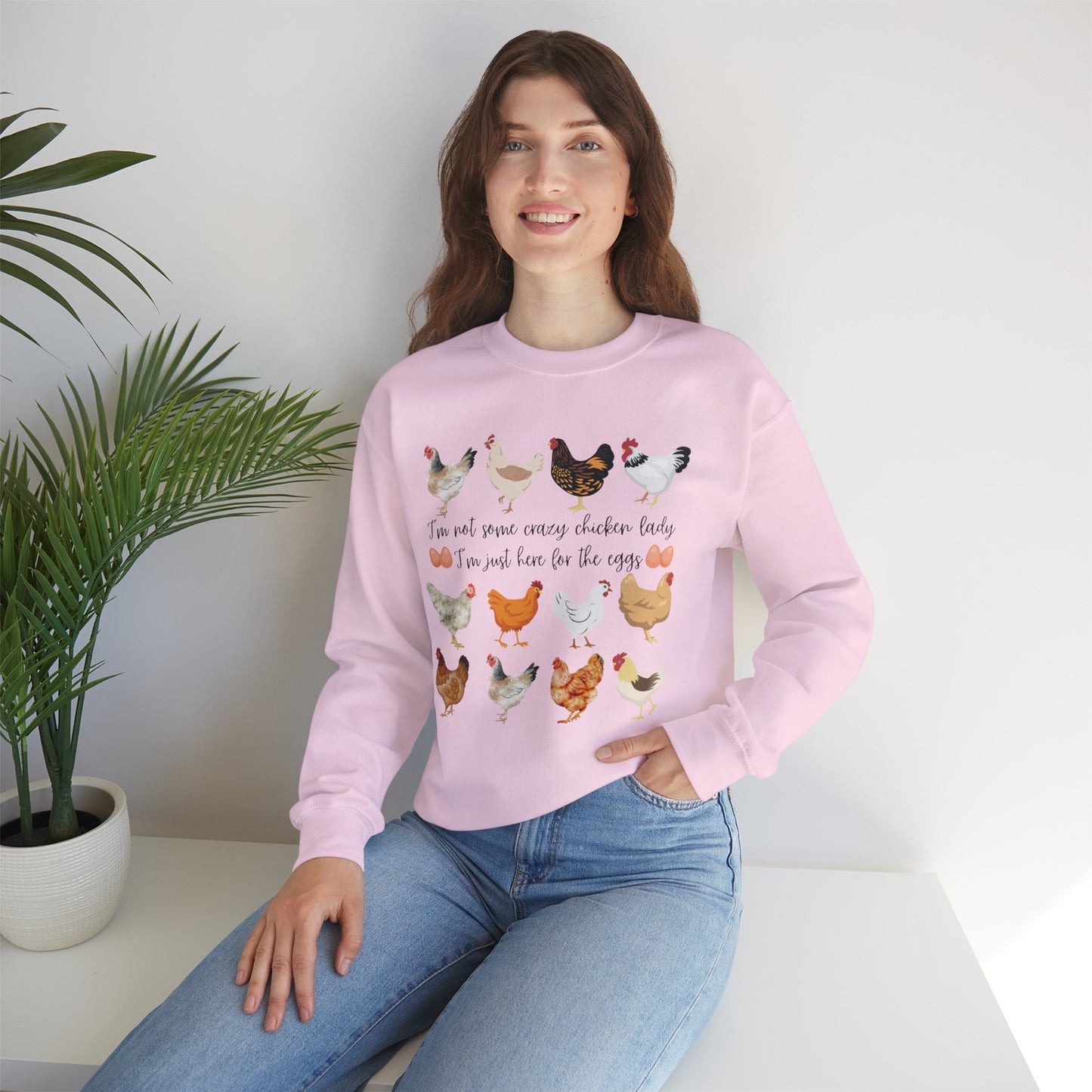 Chicken Lady Crewneck Sweatshirt