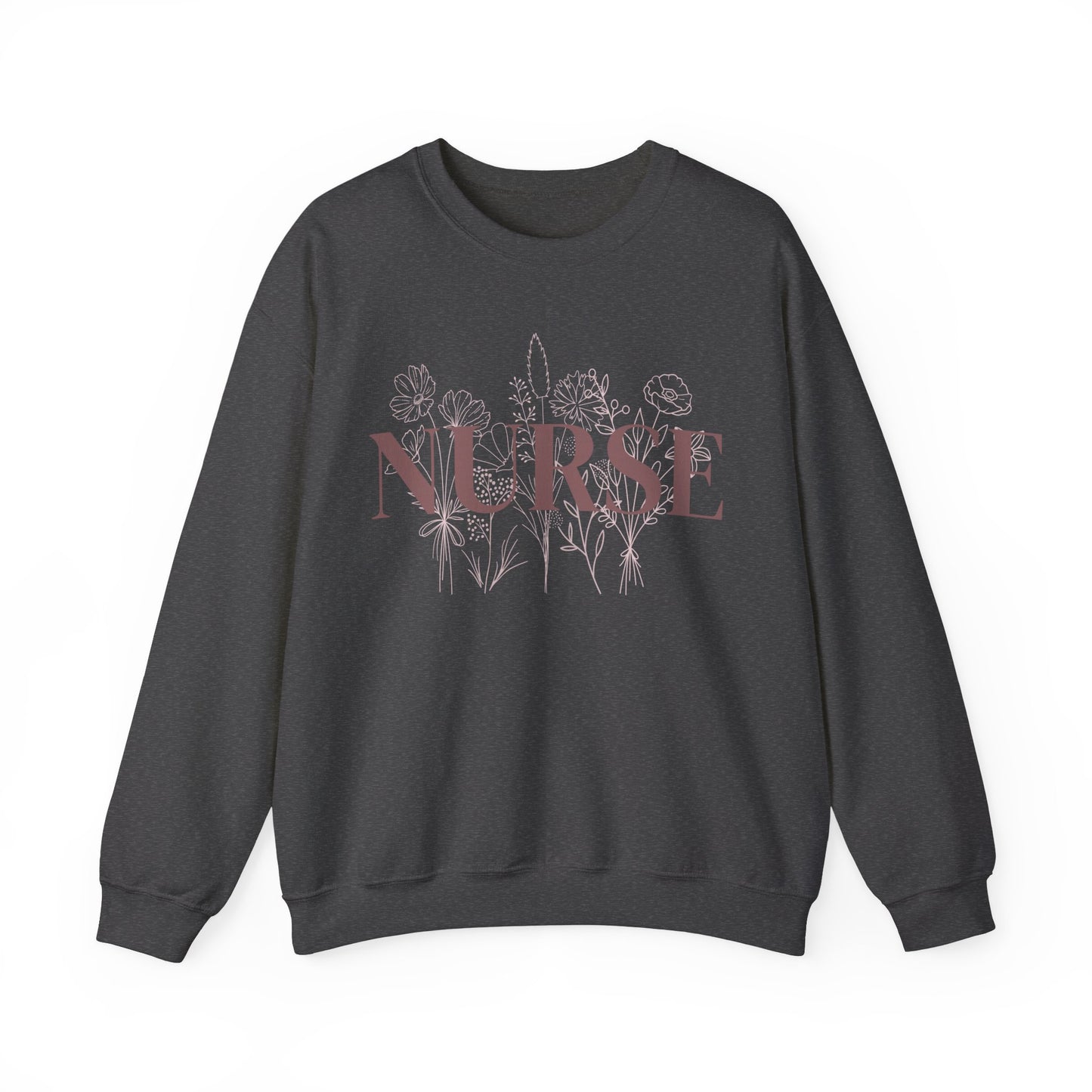 NURSE WILD FLOWER Crewneck Sweatshirt