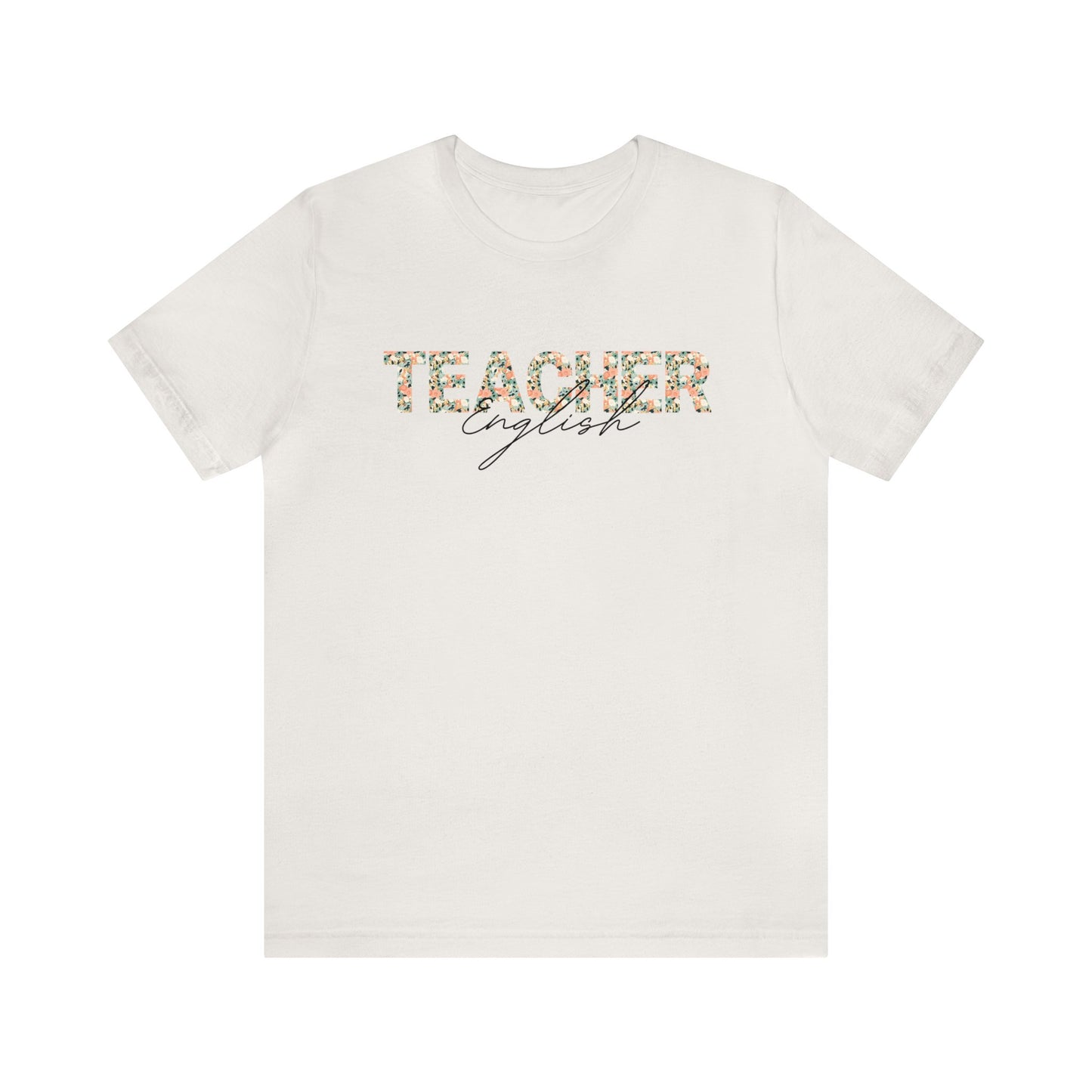 English Teacher Floral Tee