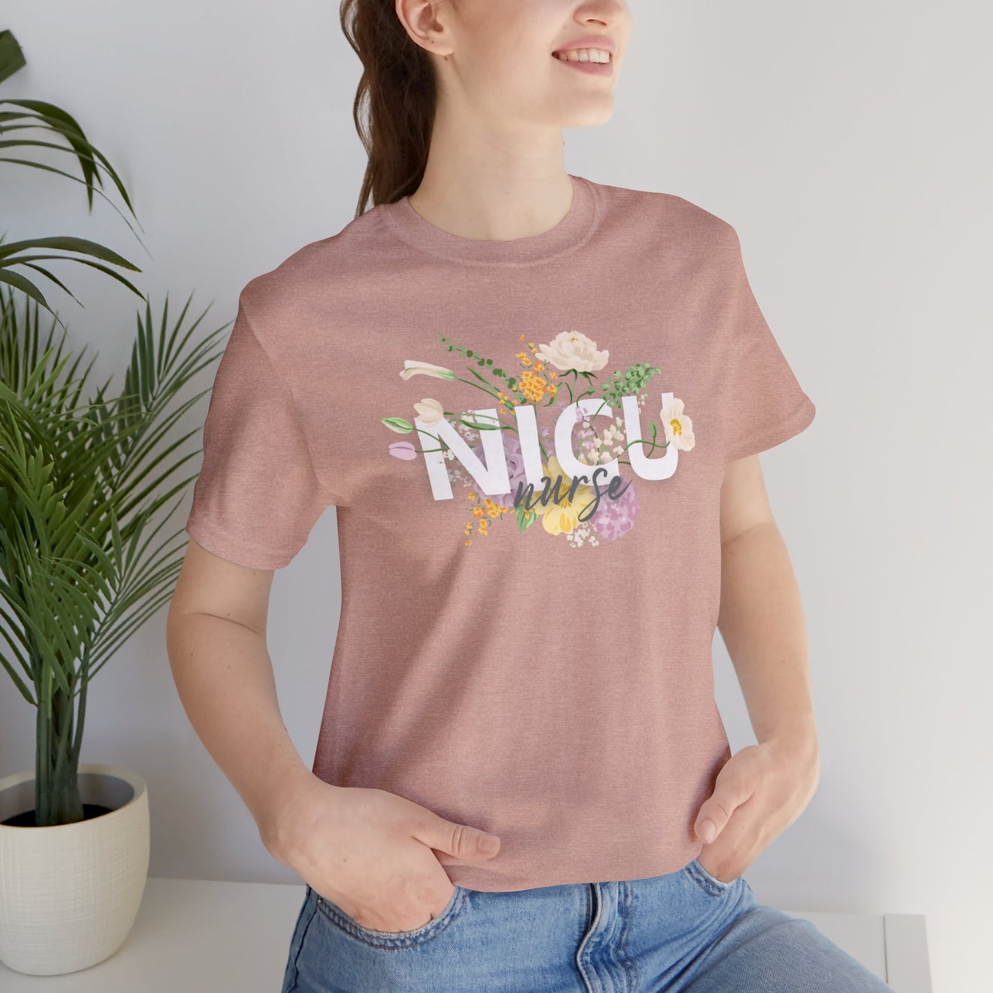 Floral NICU T-Shirt