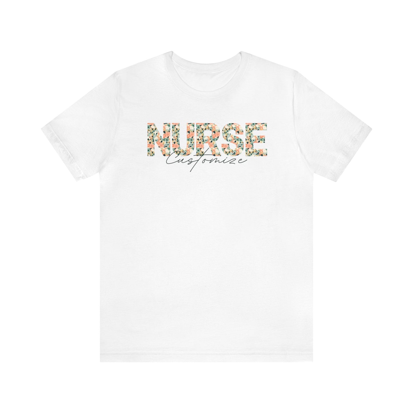 Nurse Flower T-shirt (Customize)