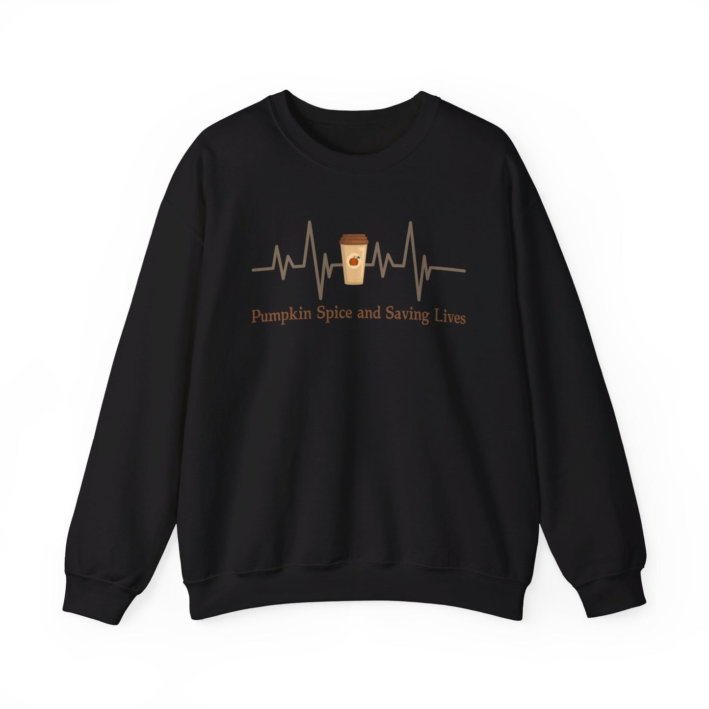 Pumpkin Spice Saving Lives Nurse Sweatshirt