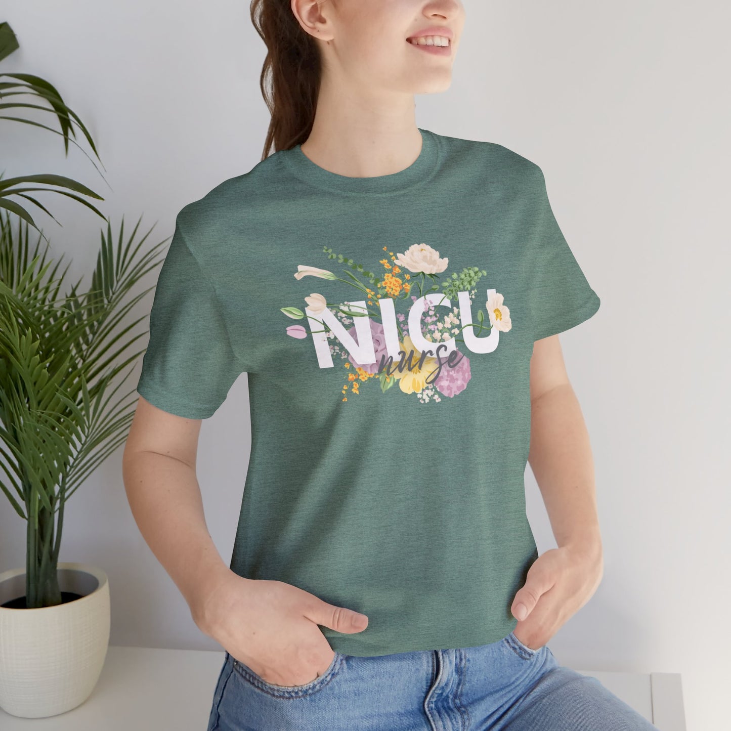 Floral NICU T-Shirt