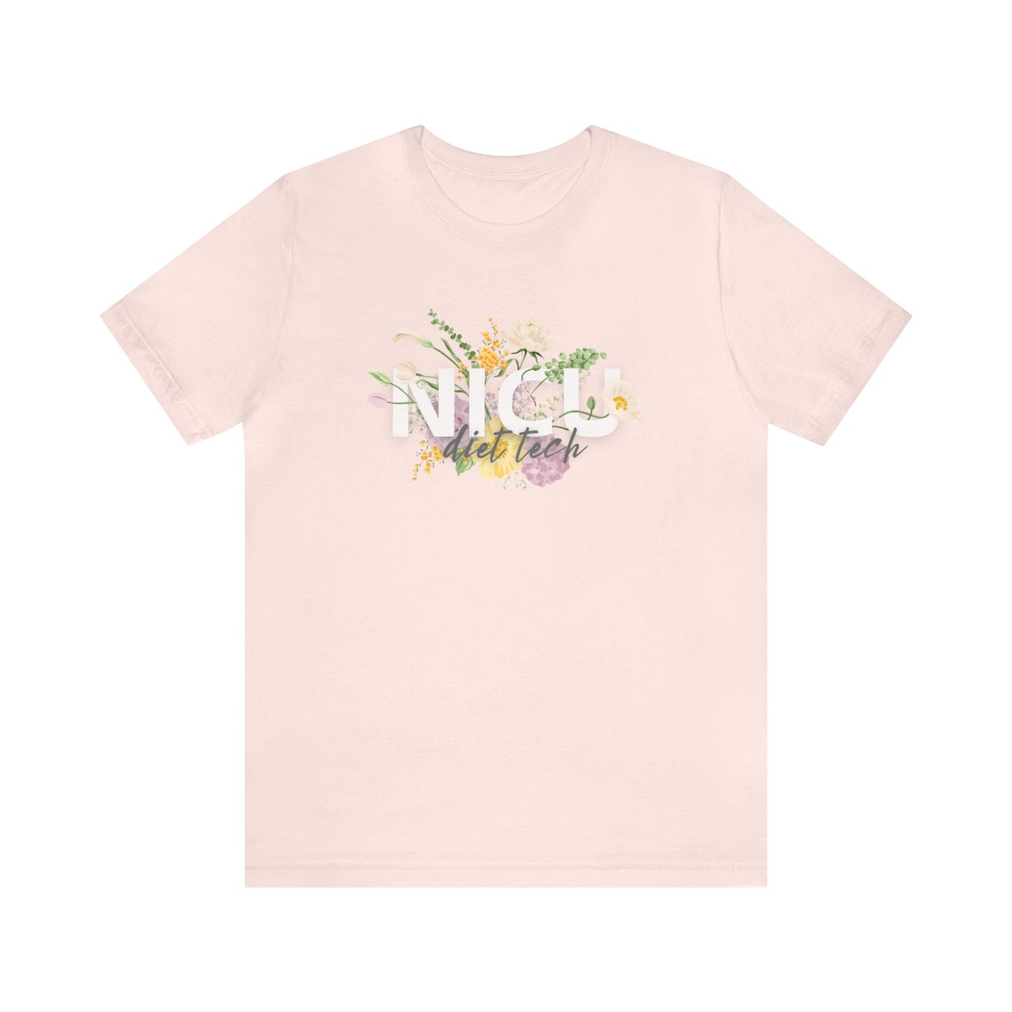 Floral Diet Tech T-shirt