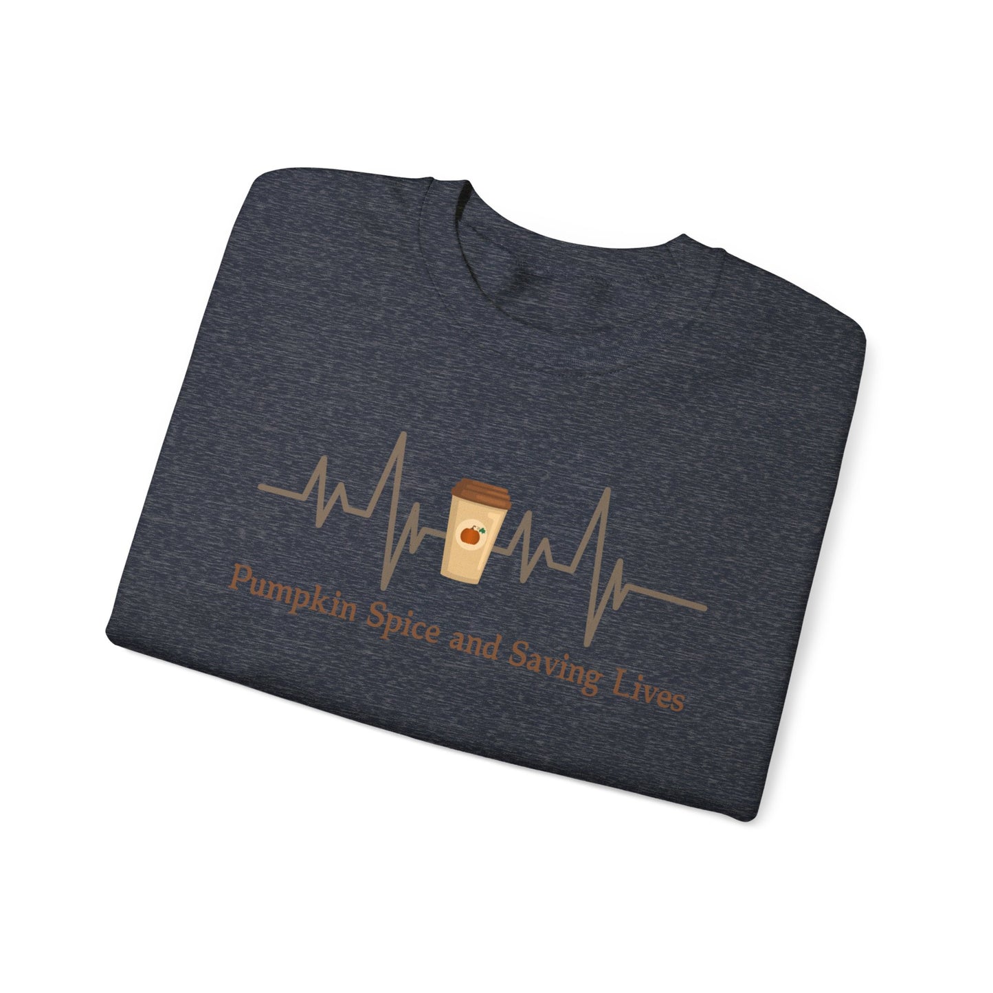 Pumpkin Spice Saving Lives Nurse Sweatshirt