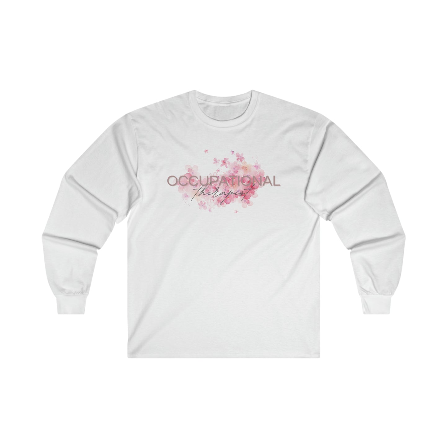 Cherry Blossom Occupational Therapist Long Sleeve Tee