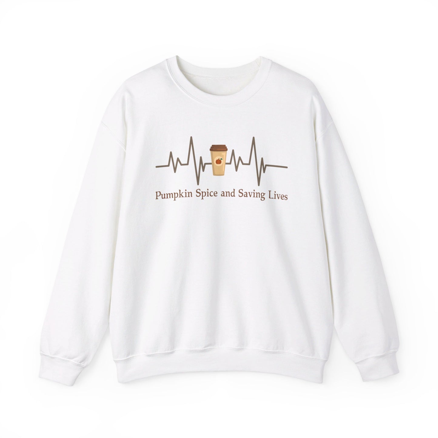 Pumpkin Spice Saving Lives Nurse Sweatshirt