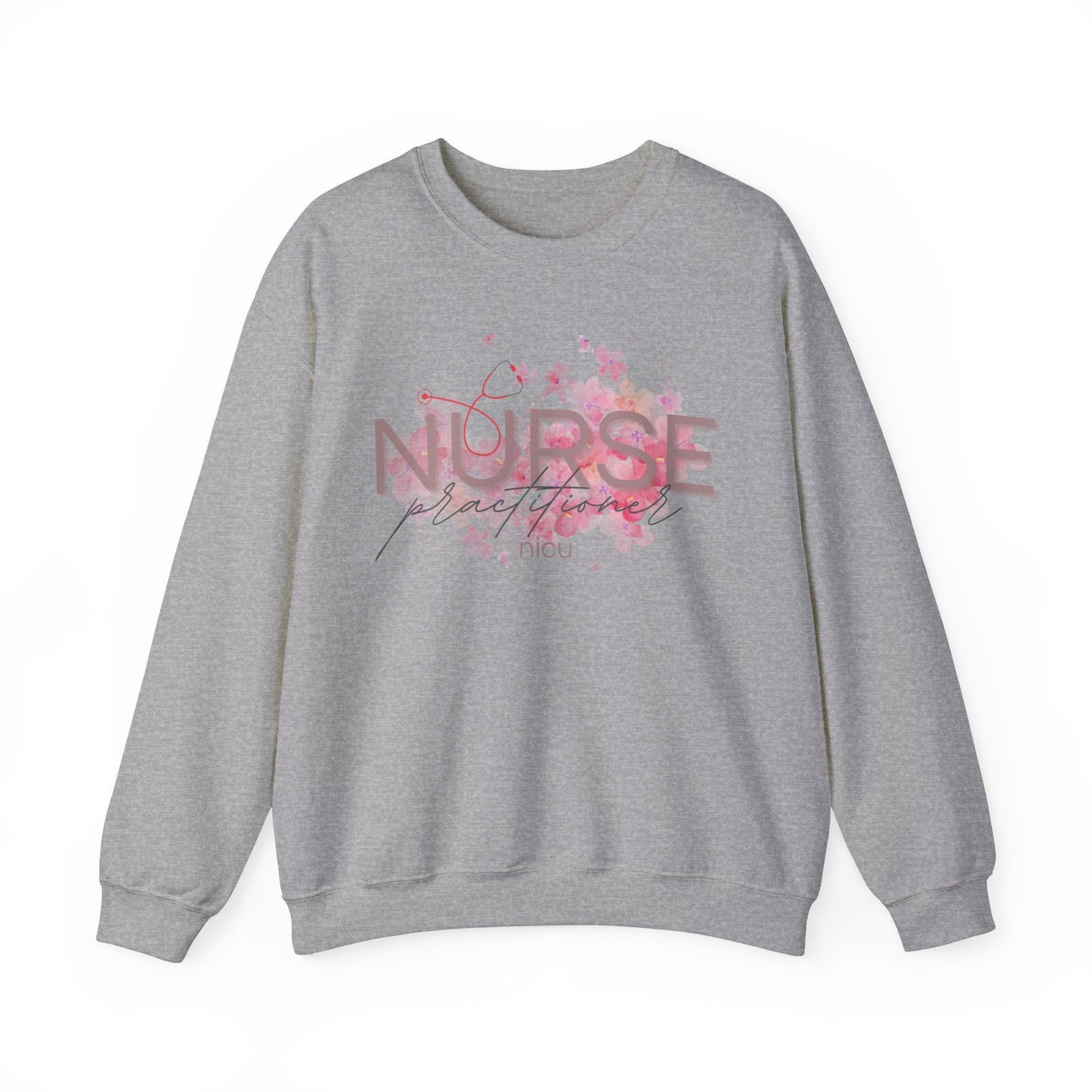 Cherry Blossom Nurse Practitioner Crewneck Sweatshirt