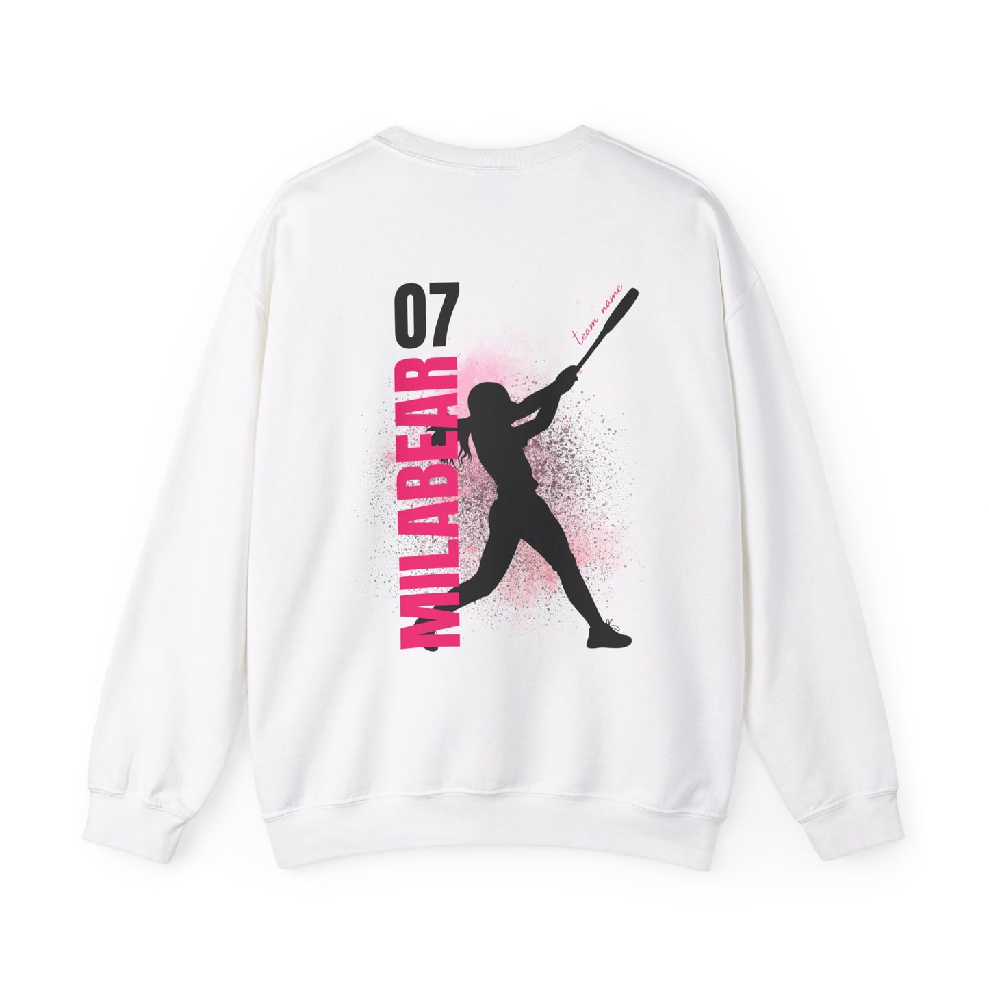 Softball Adult Crewneck Sweatshirt