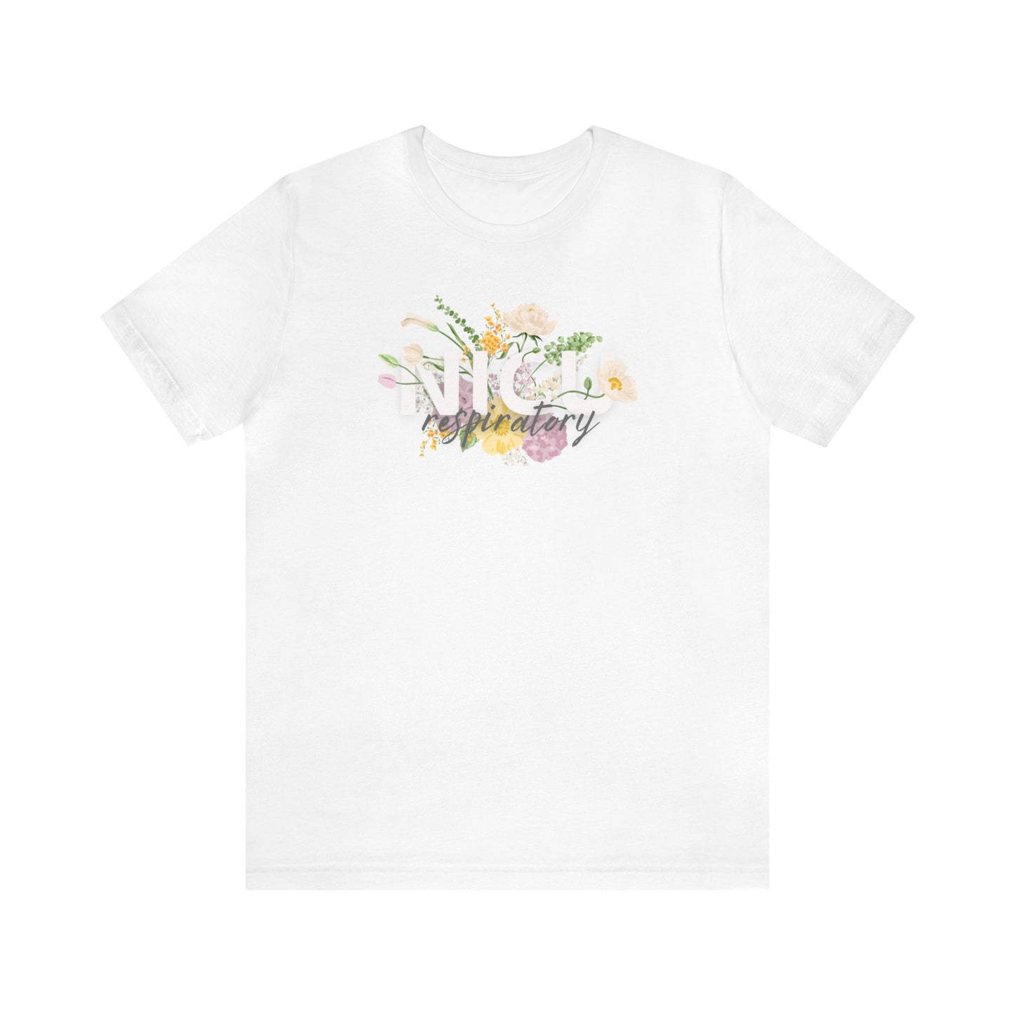 Respiratory Floral T-shirt