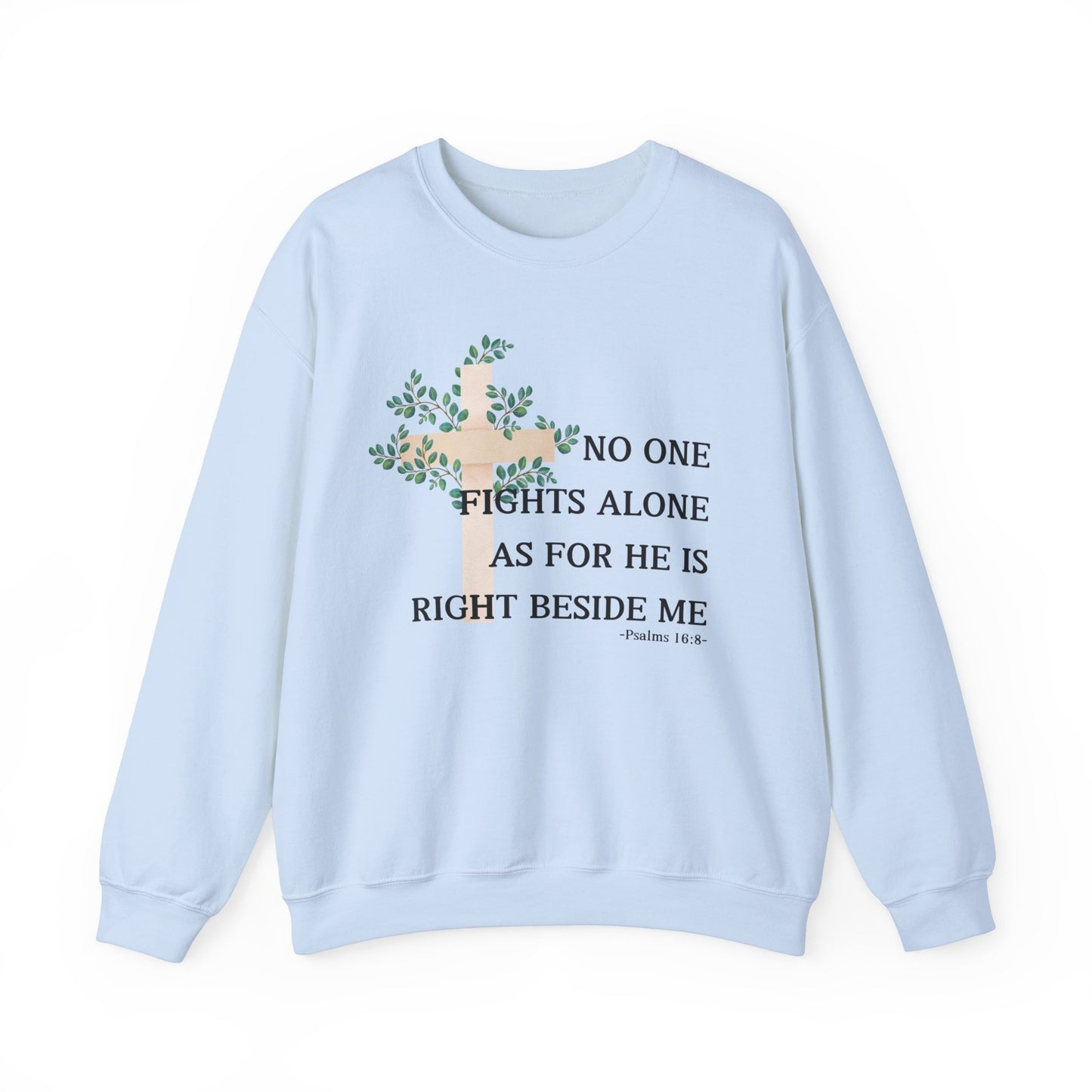 No One Fights Alone Crewneck Sweatshirt