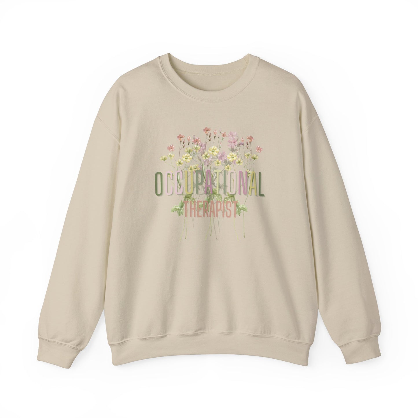 Spring Occupational Therapist Crewneck Sweatshirt