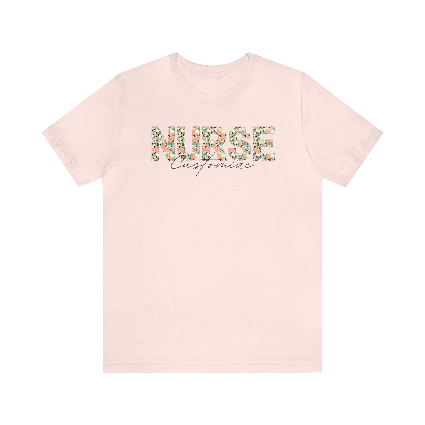 Nurse Flower T-shirt (Customize)