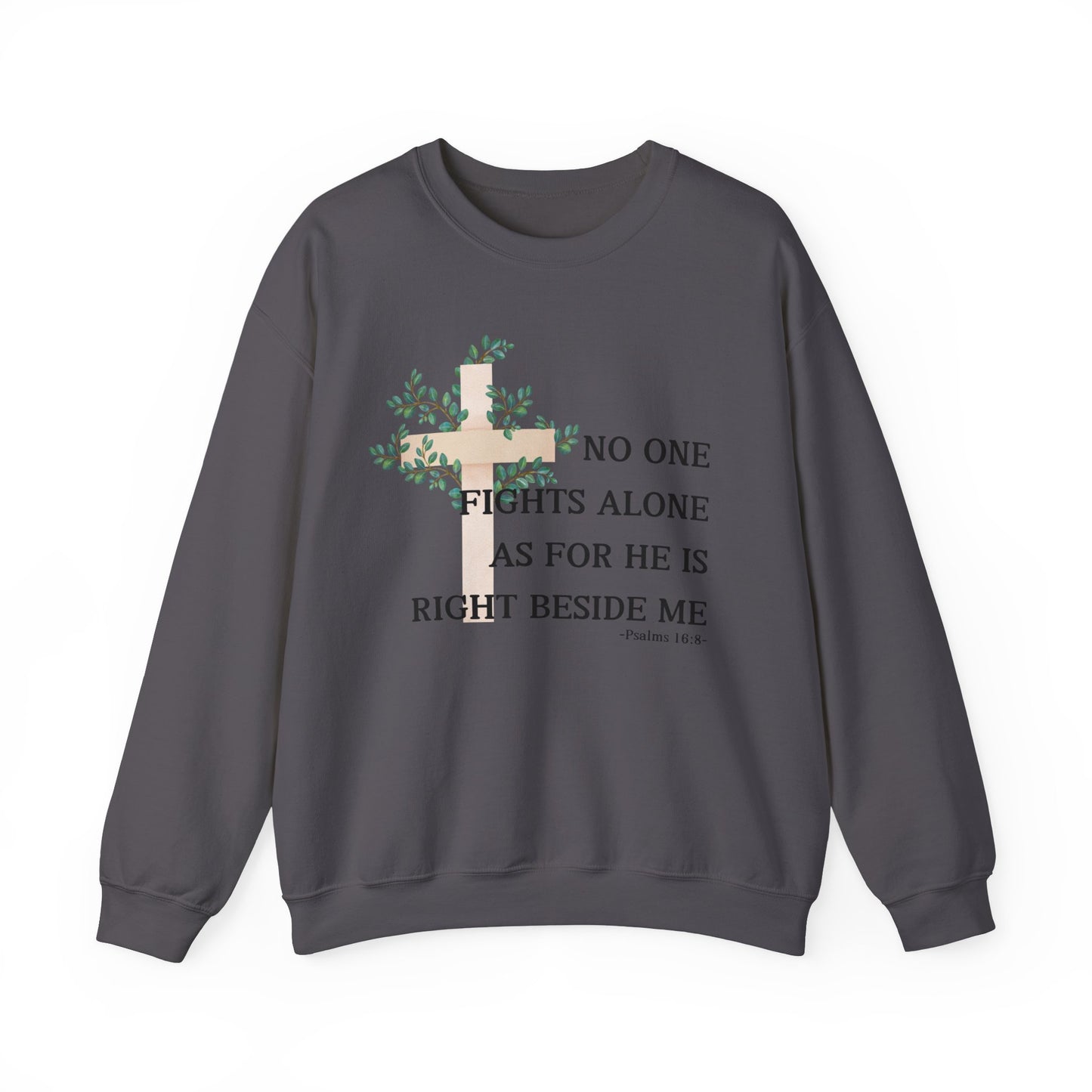 No One Fights Alone Crewneck Sweatshirt