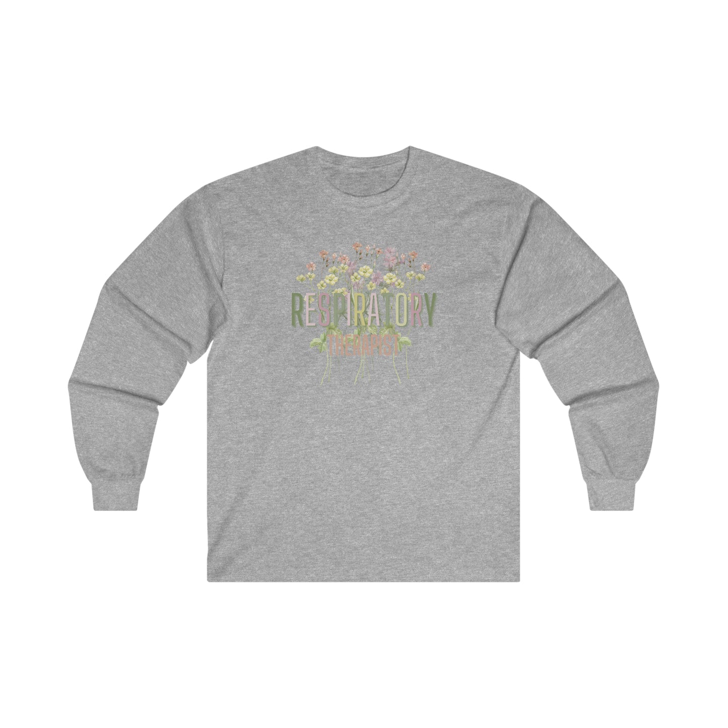 Spring Respiratory Therapist Long Sleeve Tee