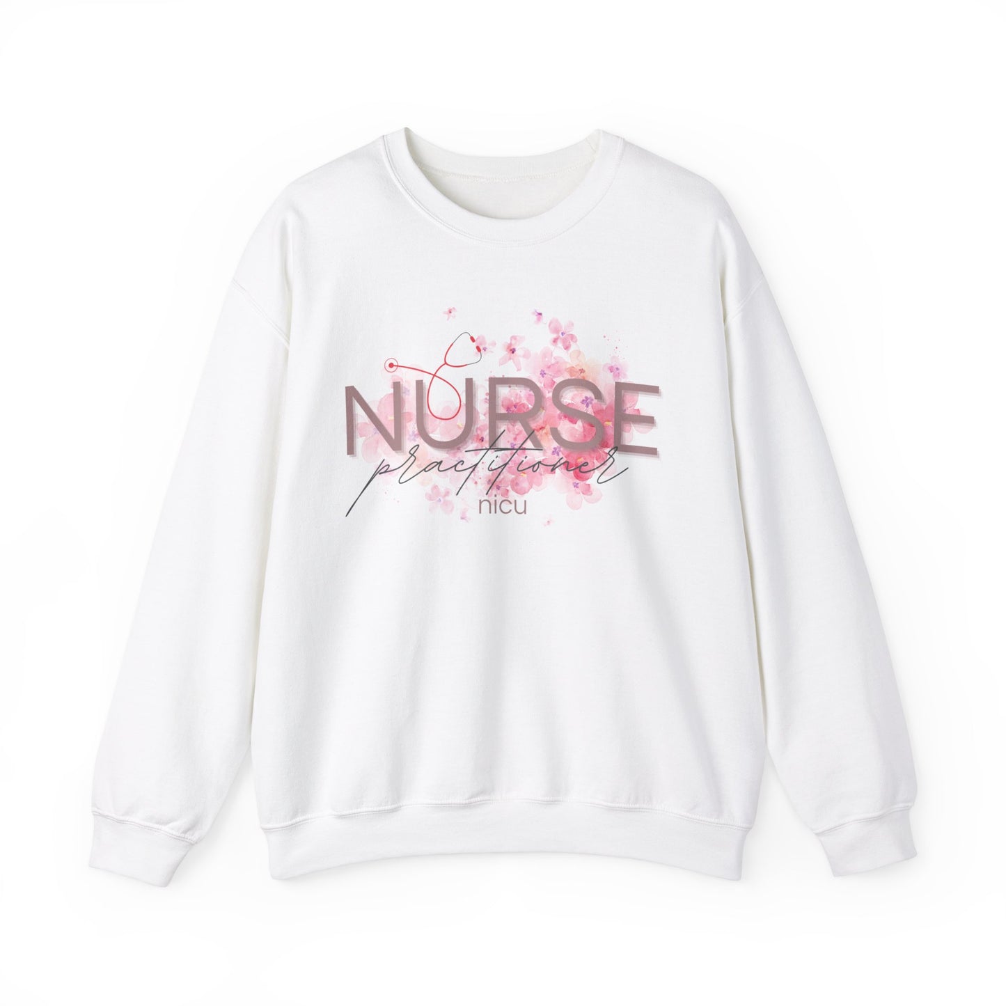 Cherry Blossom Nurse Practitioner Crewneck Sweatshirt