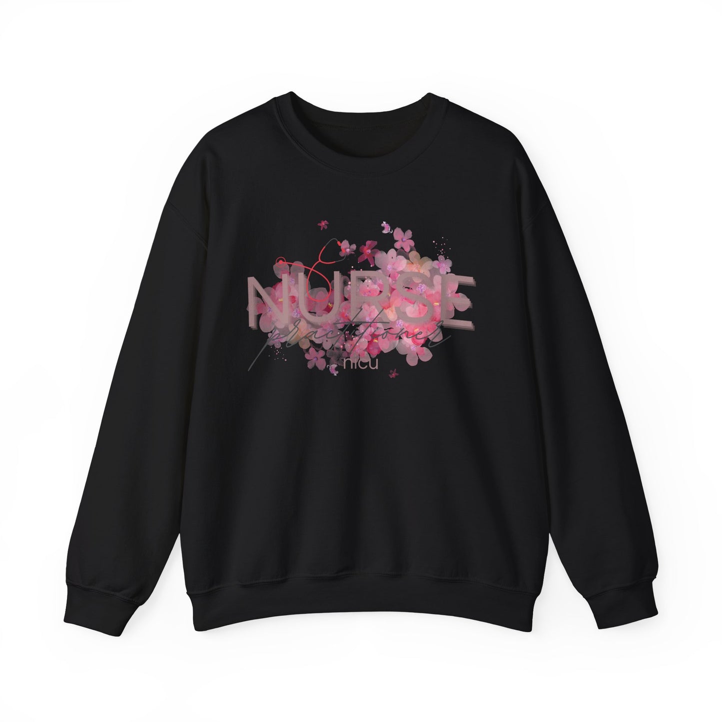 Cherry Blossom Nurse Practitioner Crewneck Sweatshirt