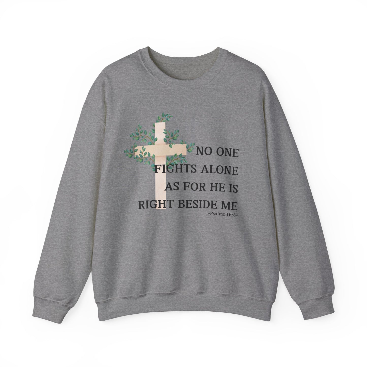 No One Fights Alone Crewneck Sweatshirt