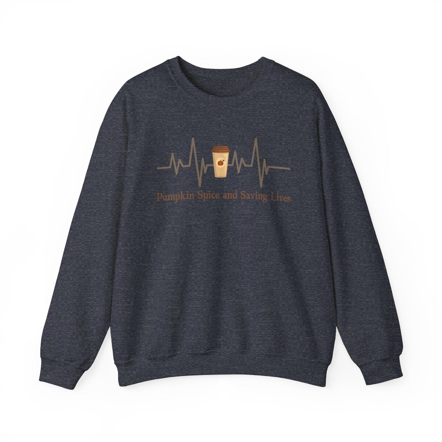 Pumpkin Spice Saving Lives Nurse Sweatshirt