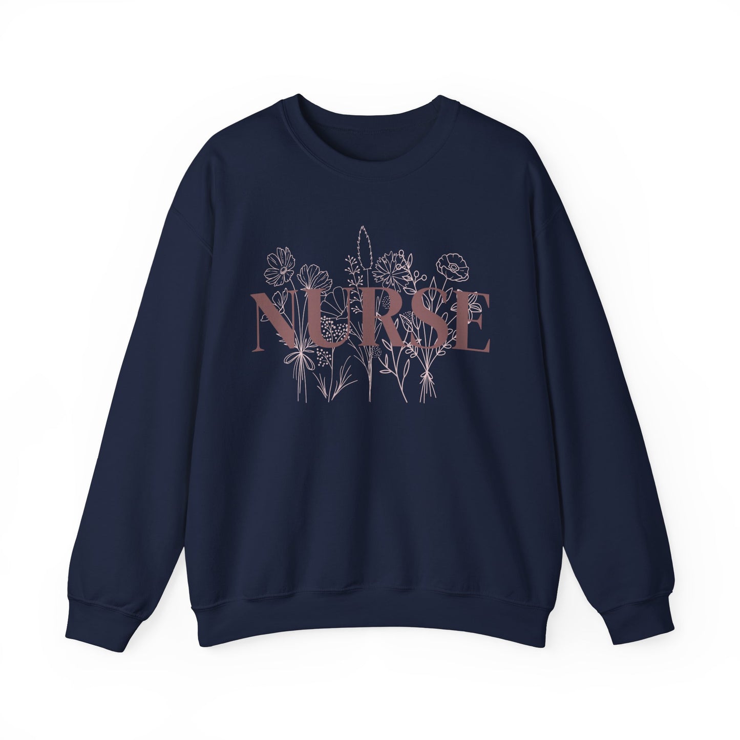 NURSE WILD FLOWER Crewneck Sweatshirt