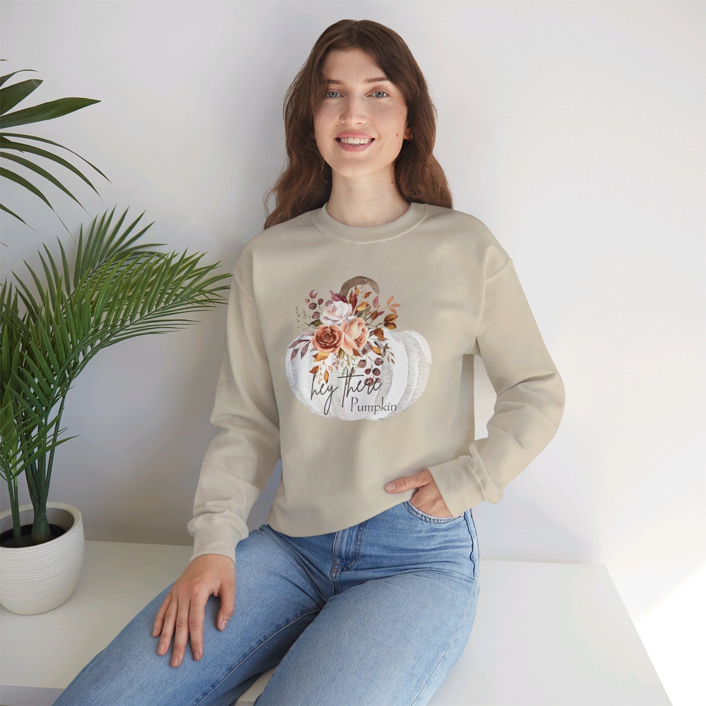 Hey There Pumpkin Crewneck Sweatshirt