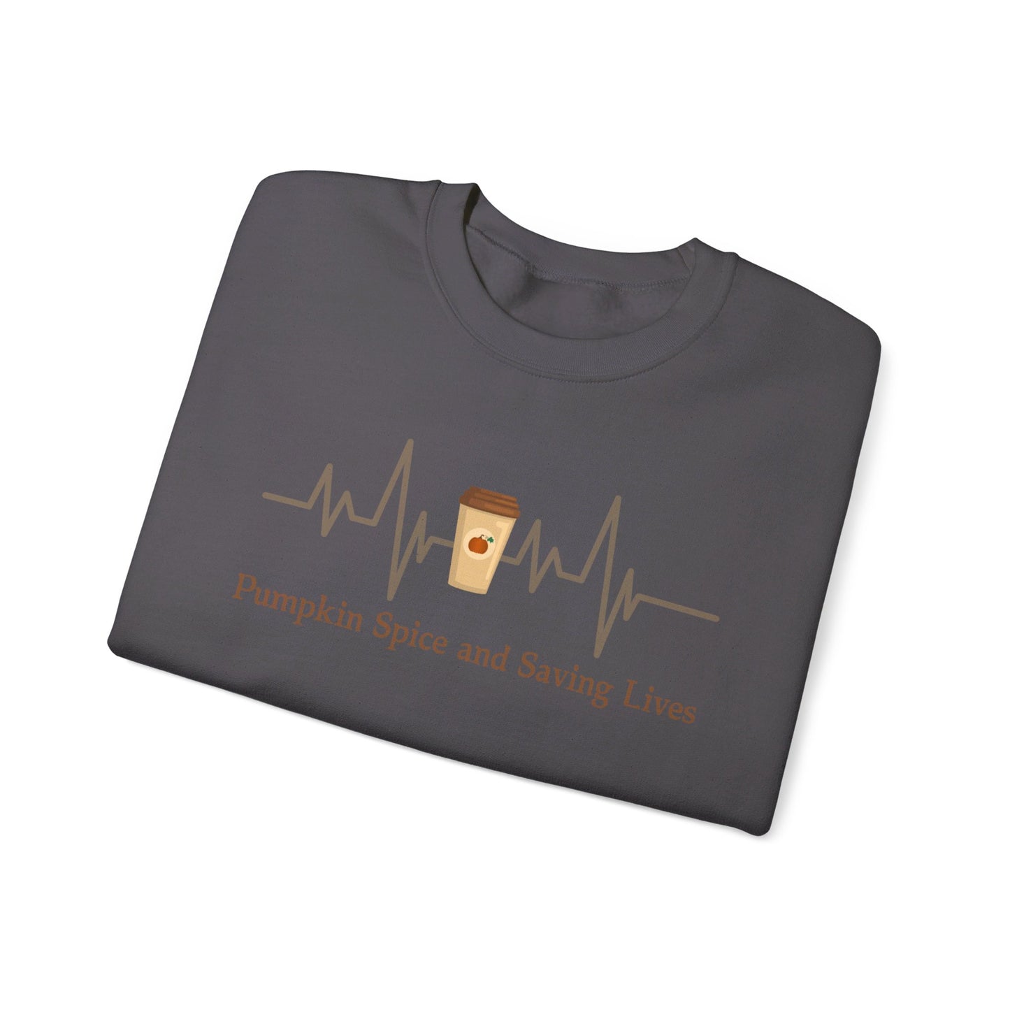 Pumpkin Spice Saving Lives Nurse Sweatshirt