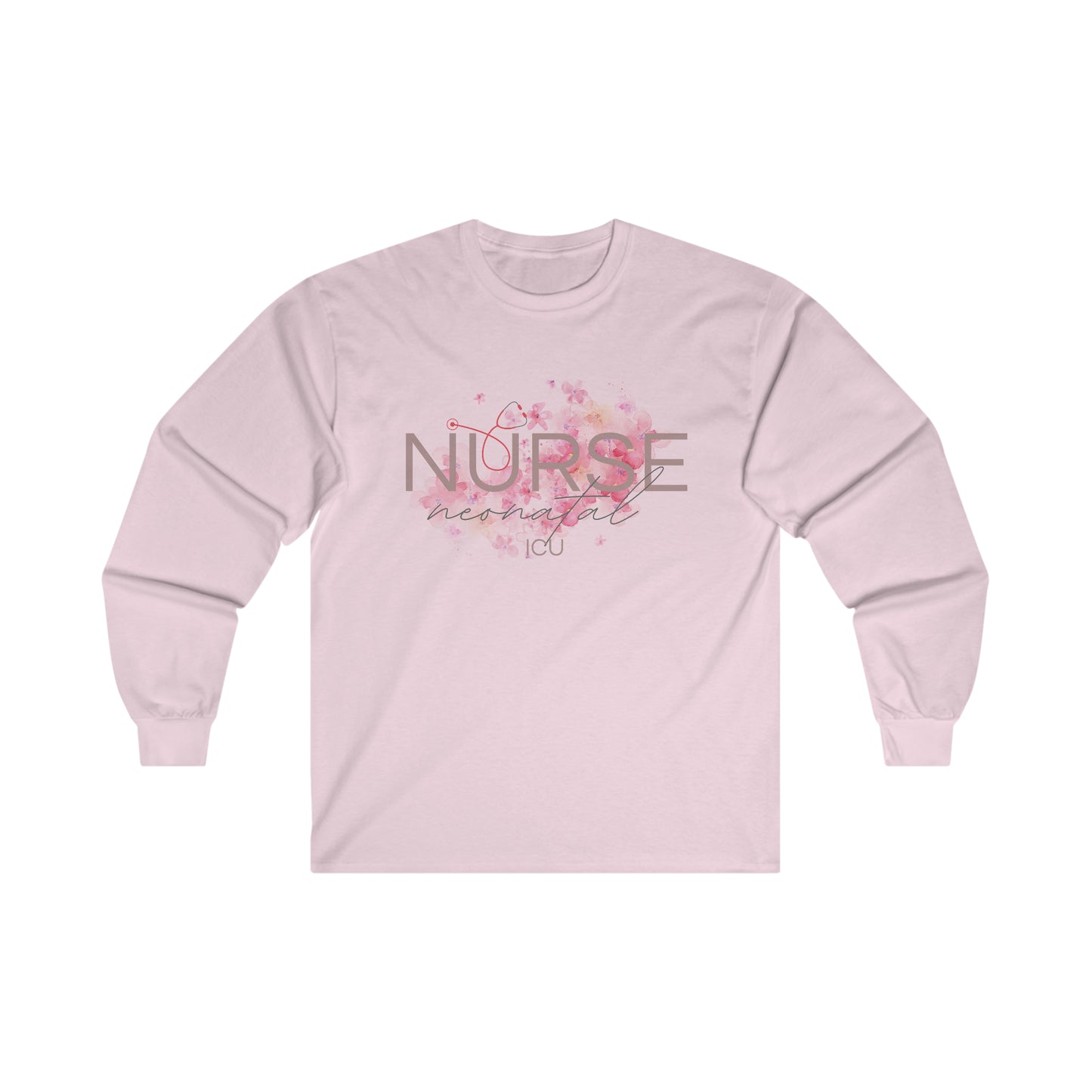 Unisex Cherry Blossom NICU Long Sleeve Tee