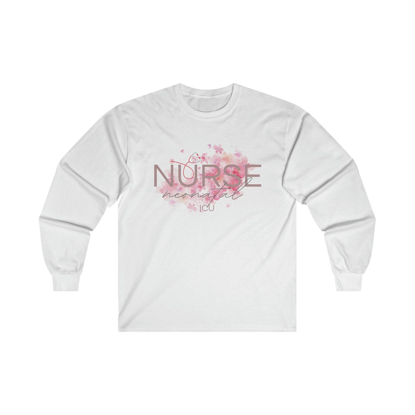 Unisex Cherry Blossom NICU Long Sleeve Tee