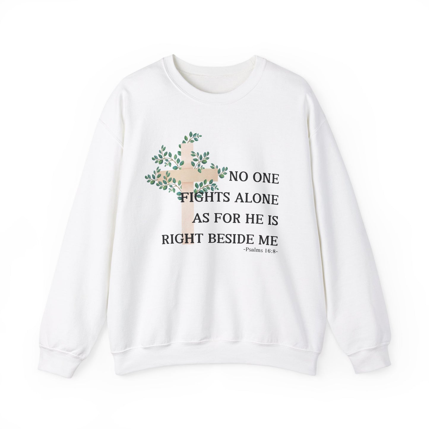 No One Fights Alone Crewneck Sweatshirt