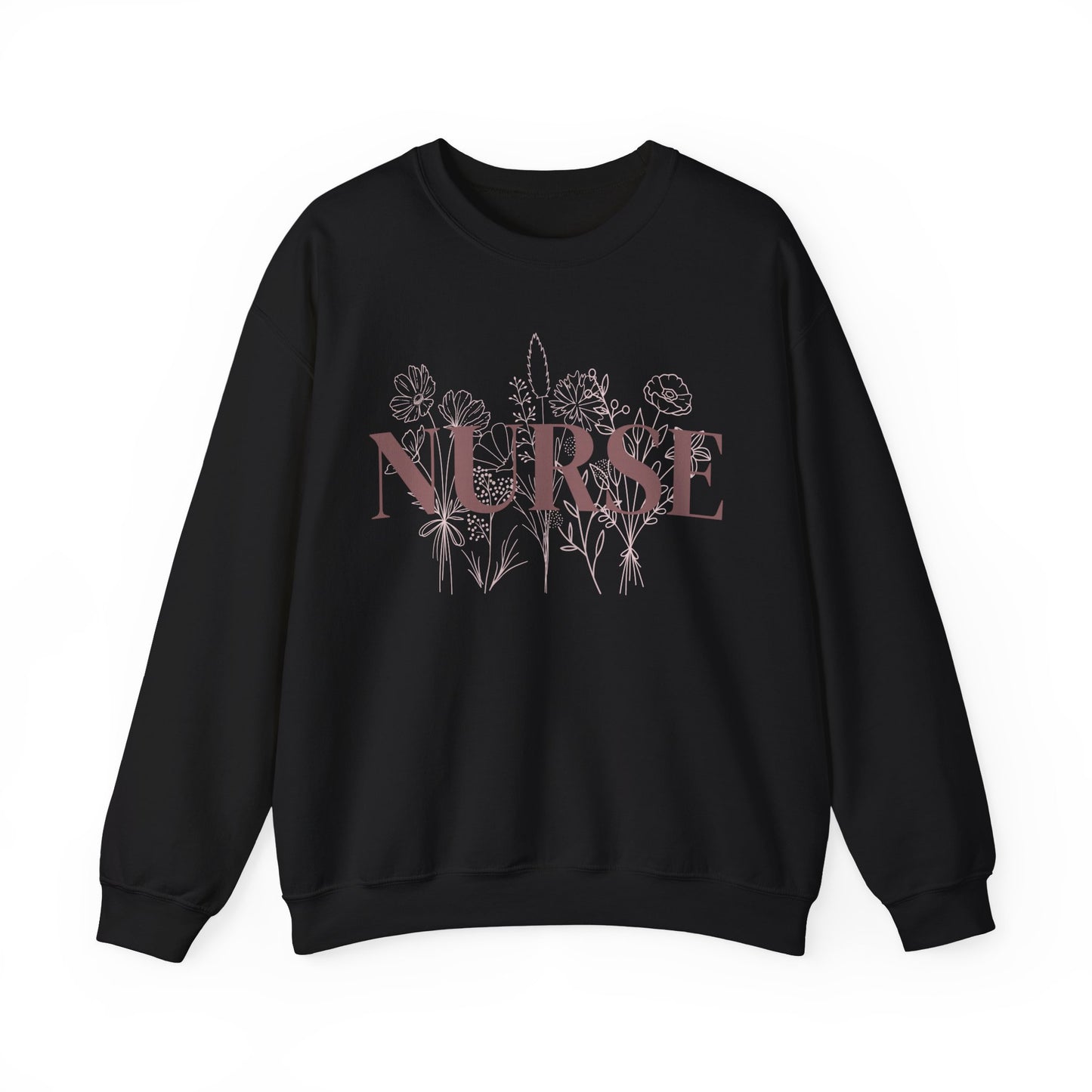 NURSE WILD FLOWER Crewneck Sweatshirt