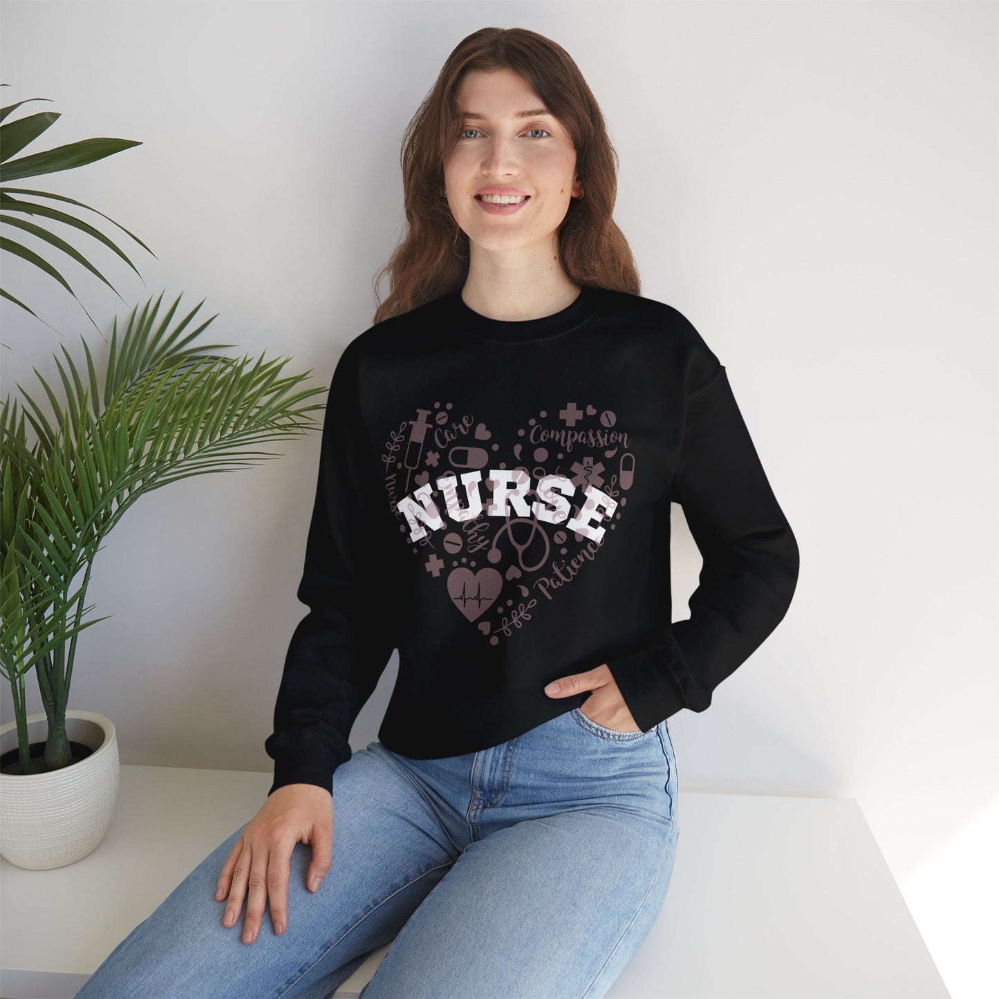 NURSE HEART Crewneck Sweatshirt