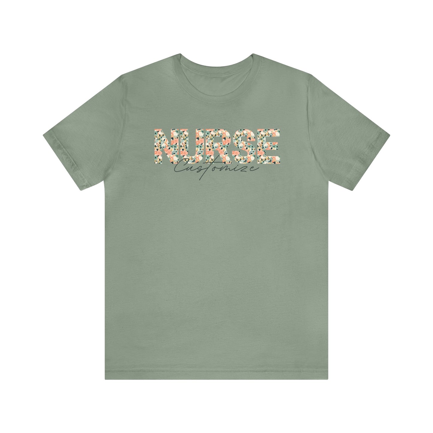 Nurse Flower T-shirt (Customize)