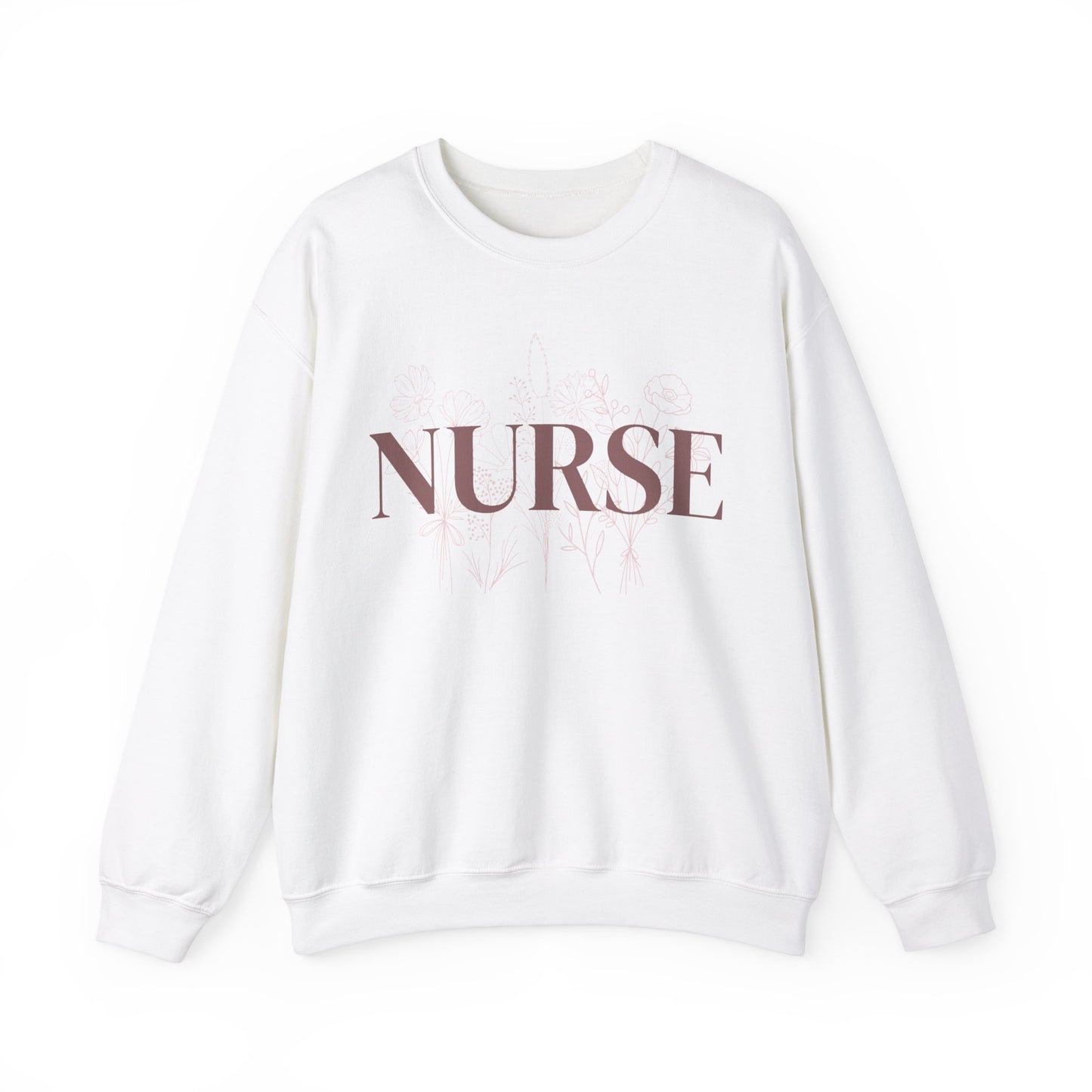 NURSE WILD FLOWER Crewneck Sweatshirt