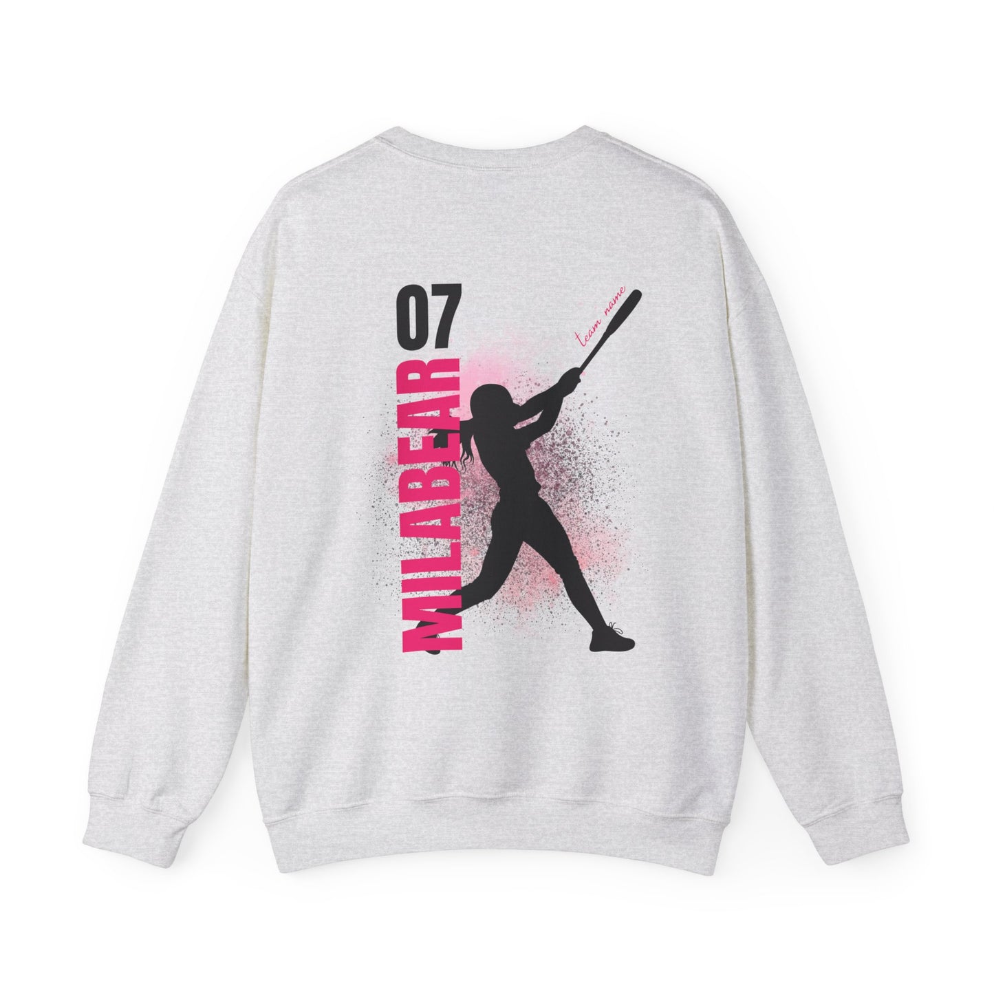 Softball Adult Crewneck Sweatshirt