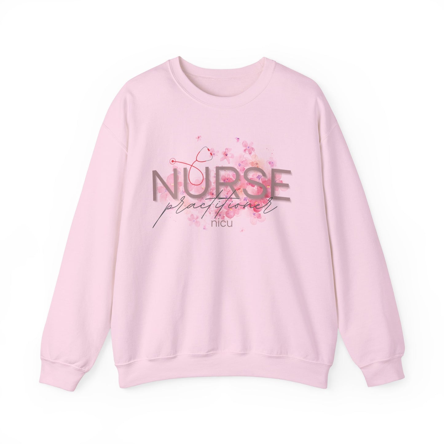 Cherry Blossom Nurse Practitioner Crewneck Sweatshirt