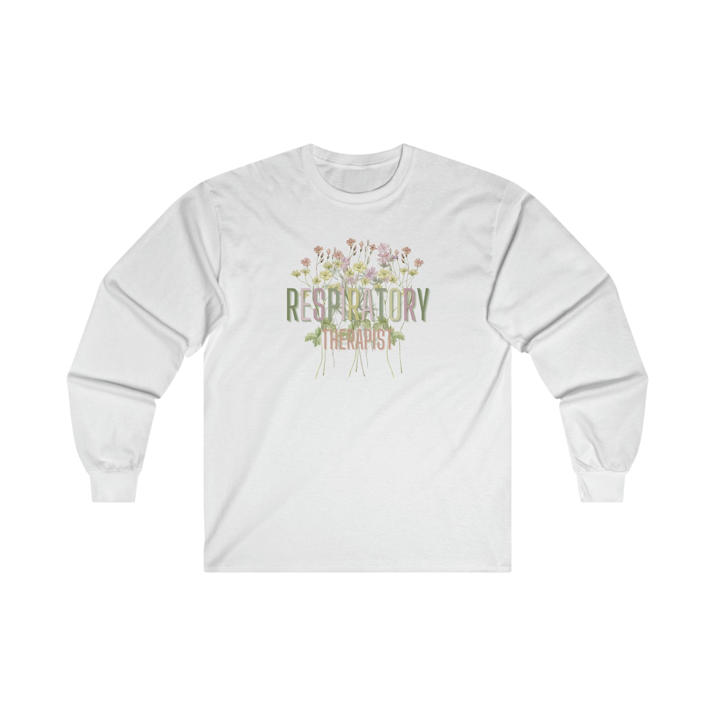 Spring Respiratory Therapist Long Sleeve Tee