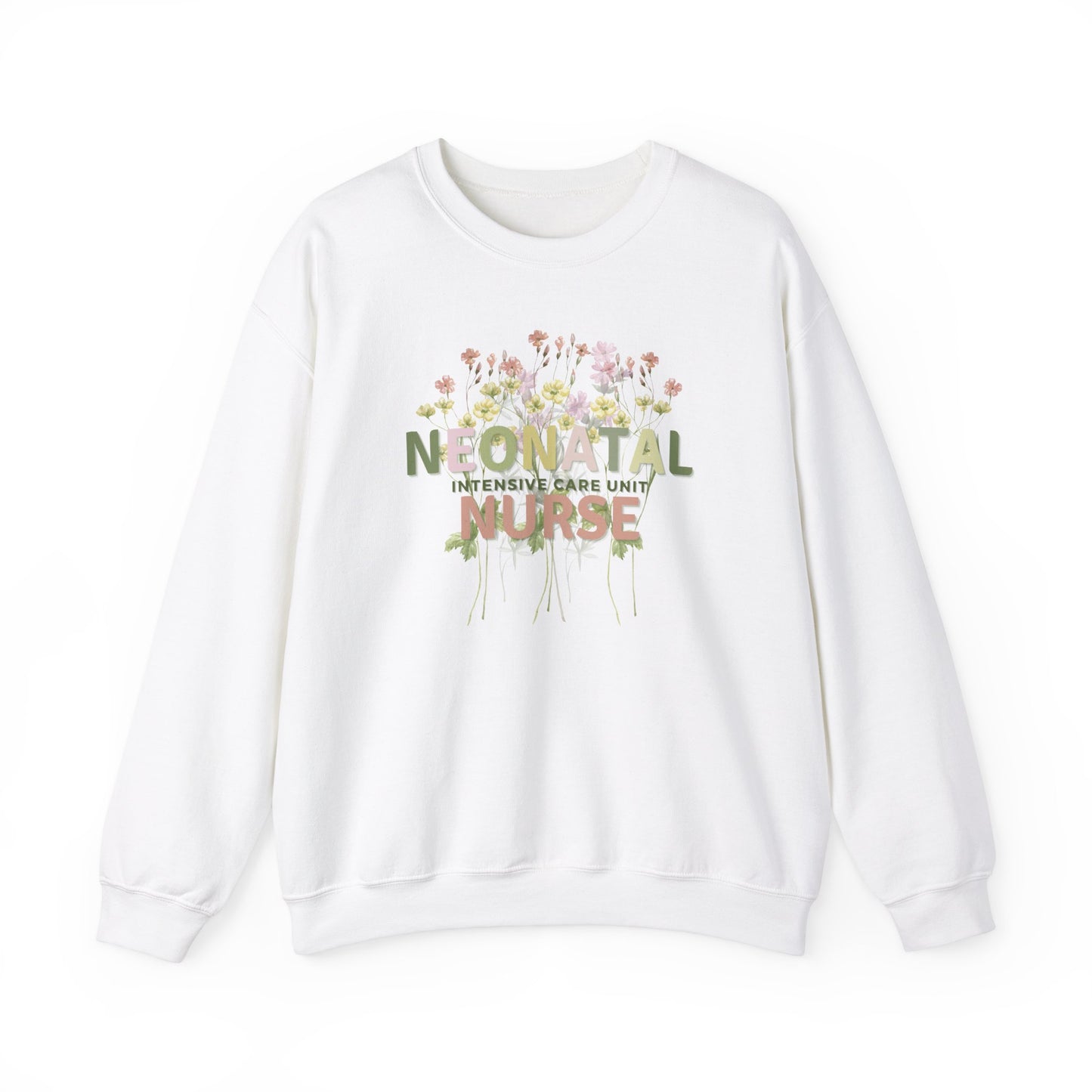 Spring NICU Neonatal Crewneck Sweatshirt