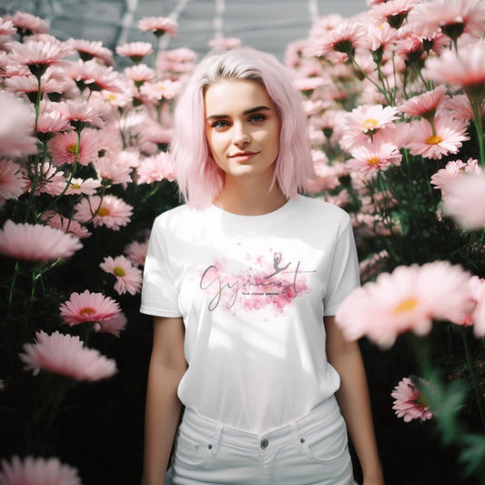 Gymnast Cherry Blossom Adult Tee