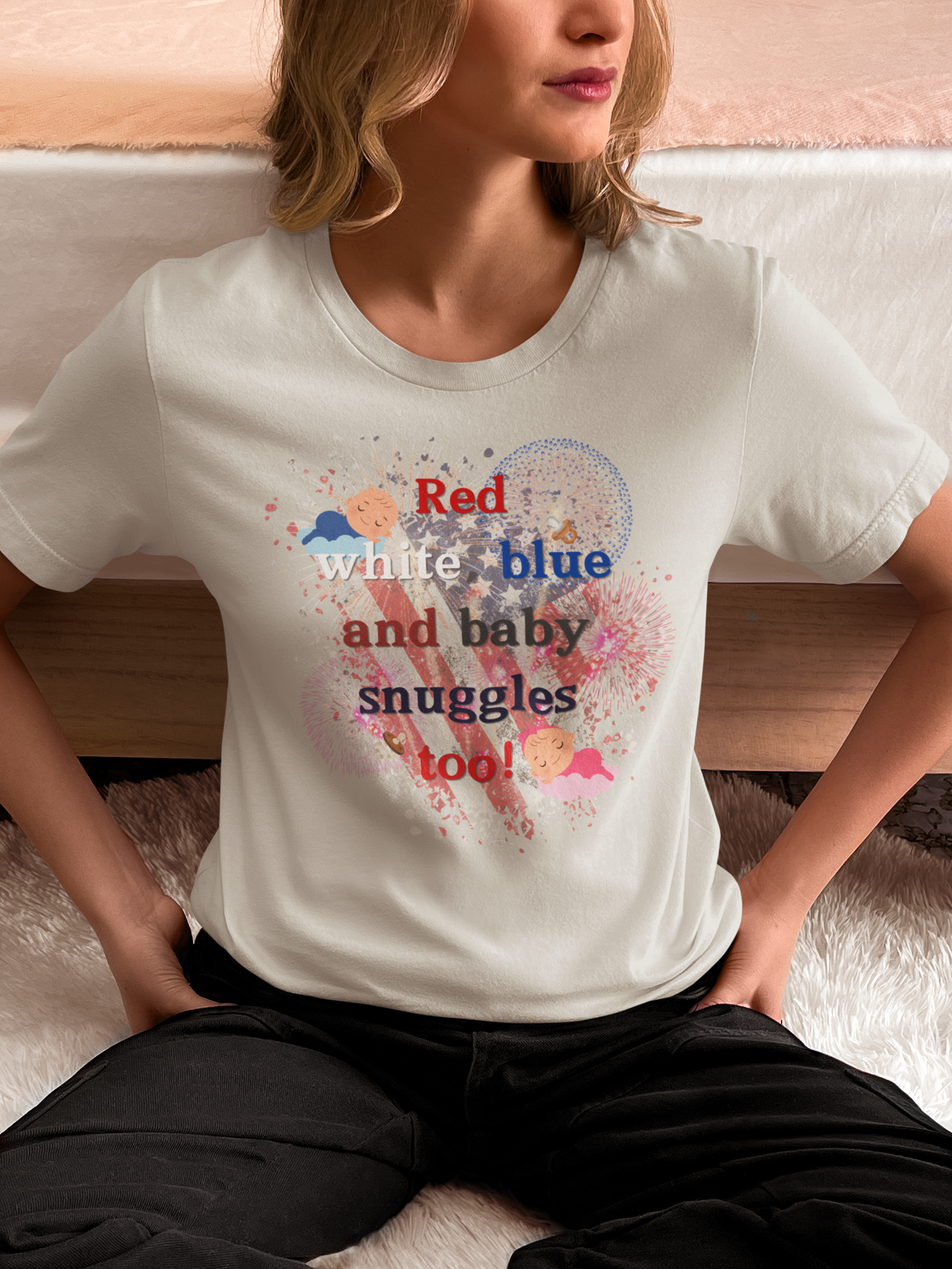 Red, White, Blue Snuggle NICU T-shirt (Freedom)