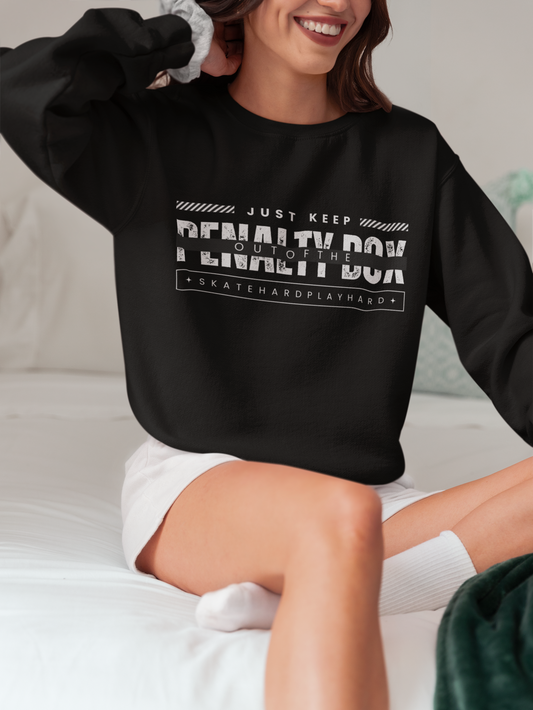 Ice Hockey Penalty Box Unisex Crewneck Sweatshirt