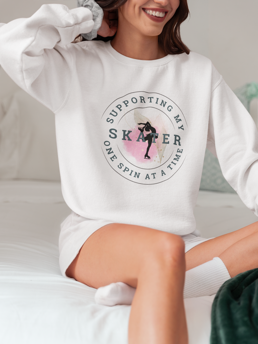 Figure Skater Parents/Supporters Crewneck Sweatshirt