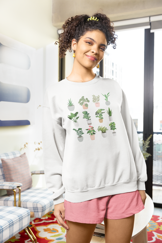 Plants Lover Crewneck Sweatshirt