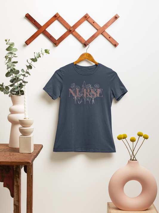 Wild Flower Nurse T-shirt